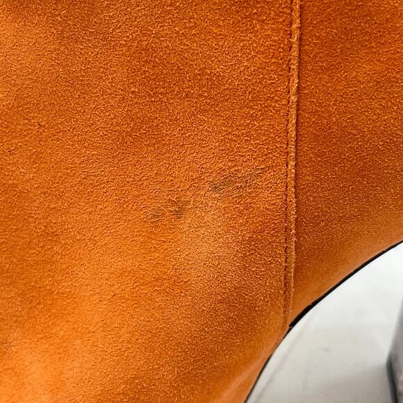 Calvin Klein Lulah Open Toe Bootie Style Zipper 4" Clear Block Heels 34E5331 - Picture 14 of 16